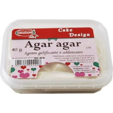 Agar Agar In Polvere - Addensante E406 - 40gr