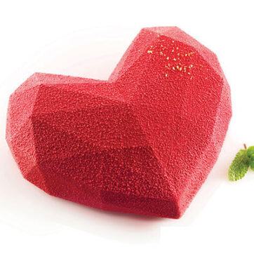 Amore Origami stampo in silicone + cutter da 15 cm