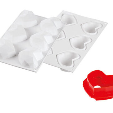 Amorini Origami Stampo in silicone per dolci amorini origami piรน tagliapasta