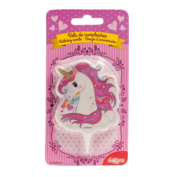 Candela 2D tema Unicorno