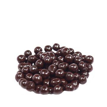 Palline di cereali ricoperti di cioccolato fondente disponibile in diverse confezioni