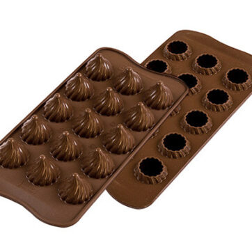 Stampo in silicone per cioccolatini Choco Flame Misure: Ø27