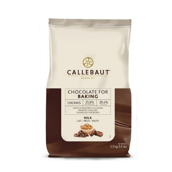 Confezione di Chunks Milk al Latte in sacchetti da 2,500 kg