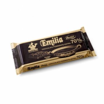 Zaini - Cioccolato Emilia Blocco Fondente Extra 70% 140GR