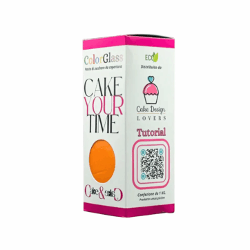 Pasta Di Zucchero Color Glass Plus 1KG - Arancione