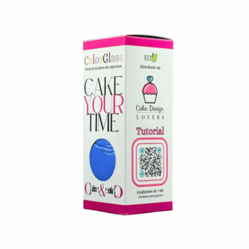 Pasta Di Zucchero Color Glass Plus 1KG - Azzurro