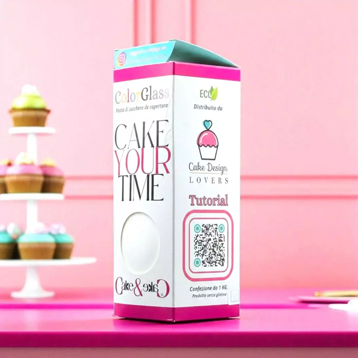 Pasta Di Zucchero Color Glass Plus 1KG - Ultra Bianco