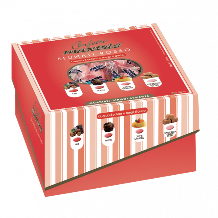 Confetti Dolce Laurea Maxtris Sfumati Rossi 500gr