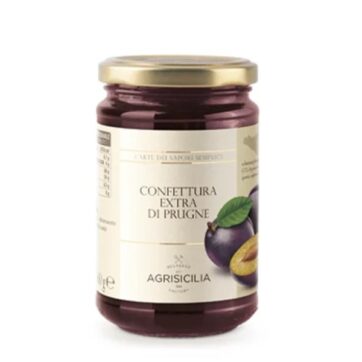 Barattolo di confettura prugna da 360gr