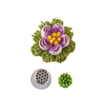 Cornetto in acciaio fili di erba sottili per decorare torte