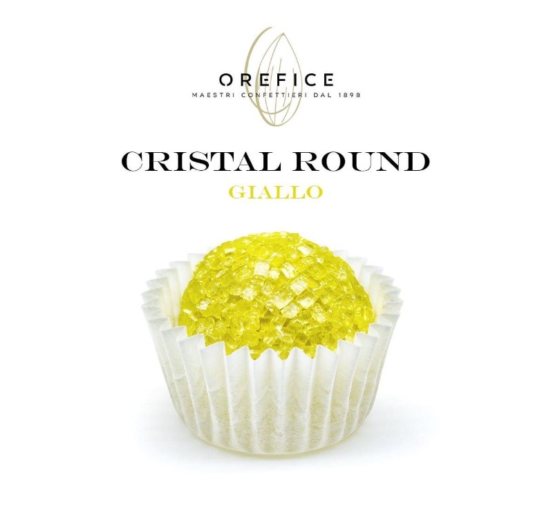 Confetti Cristal Giallo Confetteria Orefice 500Gr