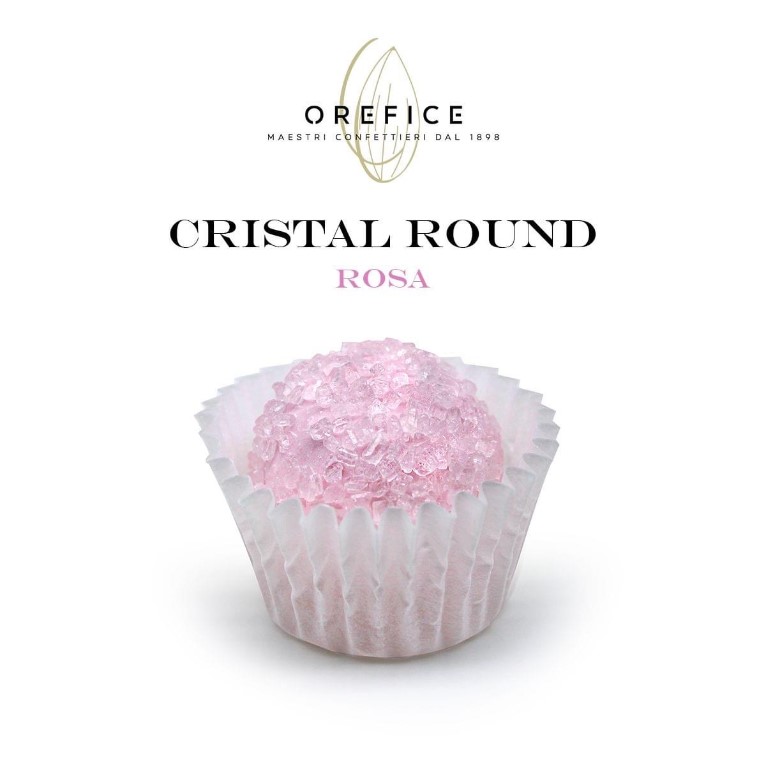 Confetti Cristal Rosa Confetteria Orefice 500Gr