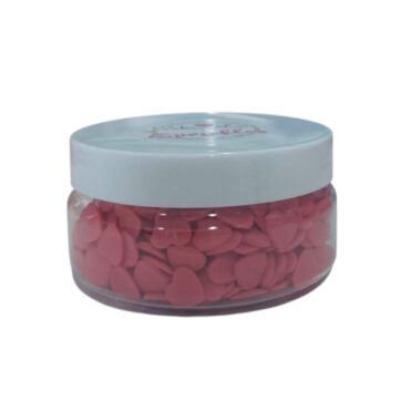 Red Heart - Cuoricini Di Zucchero Rosso Per Decorare Torte 70Gr