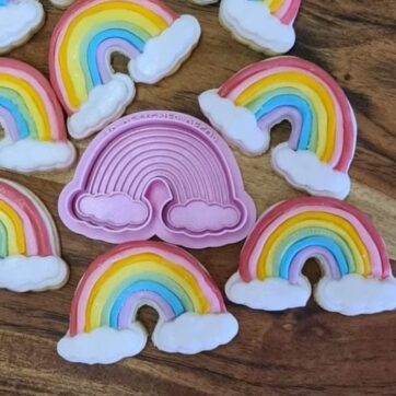 Cookies Cutter - Tagliapasta Arcobaleno Con Nuvole