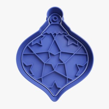 Cookies Cutter - Tagliapasta Palline Di Natale Stelle Grande
