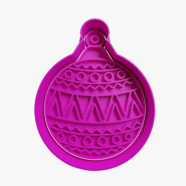 Cookies Cutter - Tagliapasta Palline Di Natale Fantasia ZIG ZAG