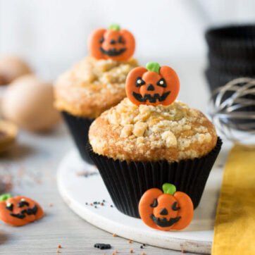 Confezione decorazioni in zucchero Zucche di Halloween