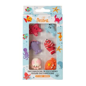 Decorazioni In Zucchero Animali Marini - Decora