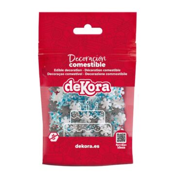 Sprinkle Mix Con Fiocchi Di Neve 100Gr - Dekora