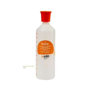 Dispenser per bagna in plastica con tappo bucherellato disponibile da 1 l