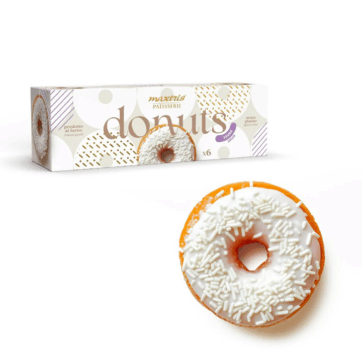 Donuts Bianchi Gusto Panna Maxtris - 6Pz