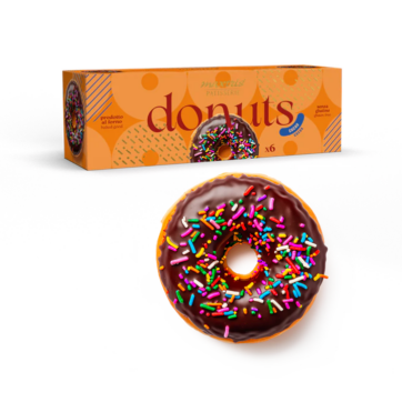 Donuts Cacao Gusto Cioccolato Maxtris โ 6Pz