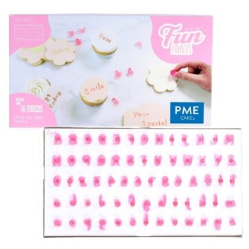 Set 66 pezzi lettere ad impressione maiuscole e minuscole