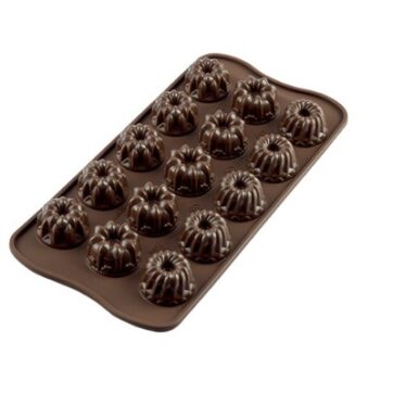 Stampo in silicone per cioccolatini Choco Fantasia Dimensioni: 28mm x 241mm x h15mm, Ø28,5mm