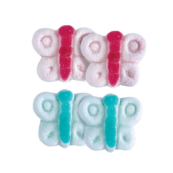 Confezione di Marshmallow Farfalle con zucchero da 900gr