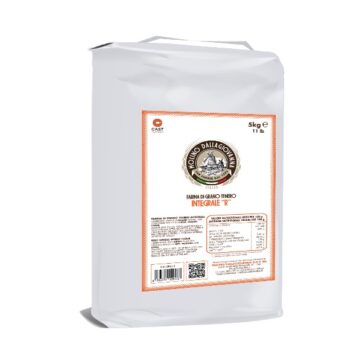 Confezione di Farina Integrale del Molino Dallagiovanna da 5 kg