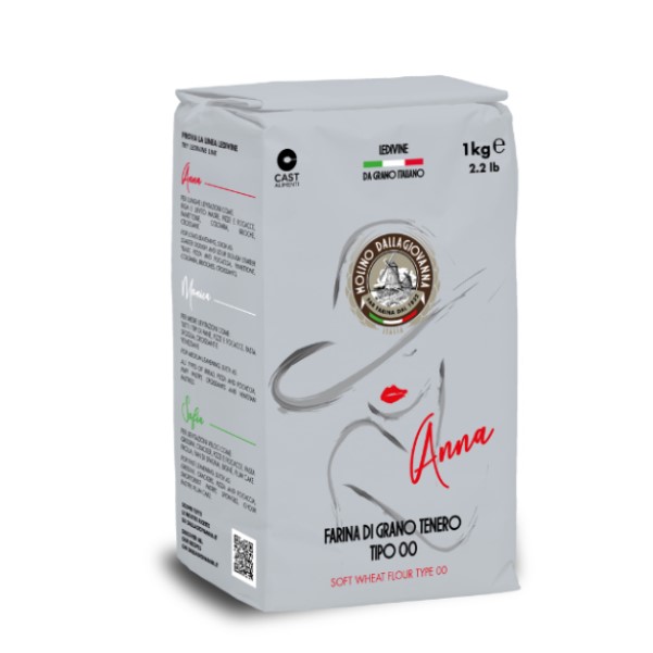 Confezione di Farina Le Divine Anna del Molino Dallagiovanna da 1 kg