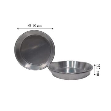 Stampo crostatina da ร 10 x h2 cm