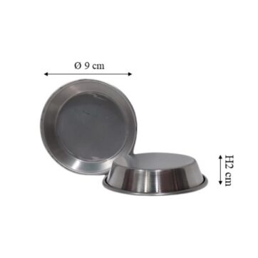 Stampo crostatina da ร 9 x h2 cm