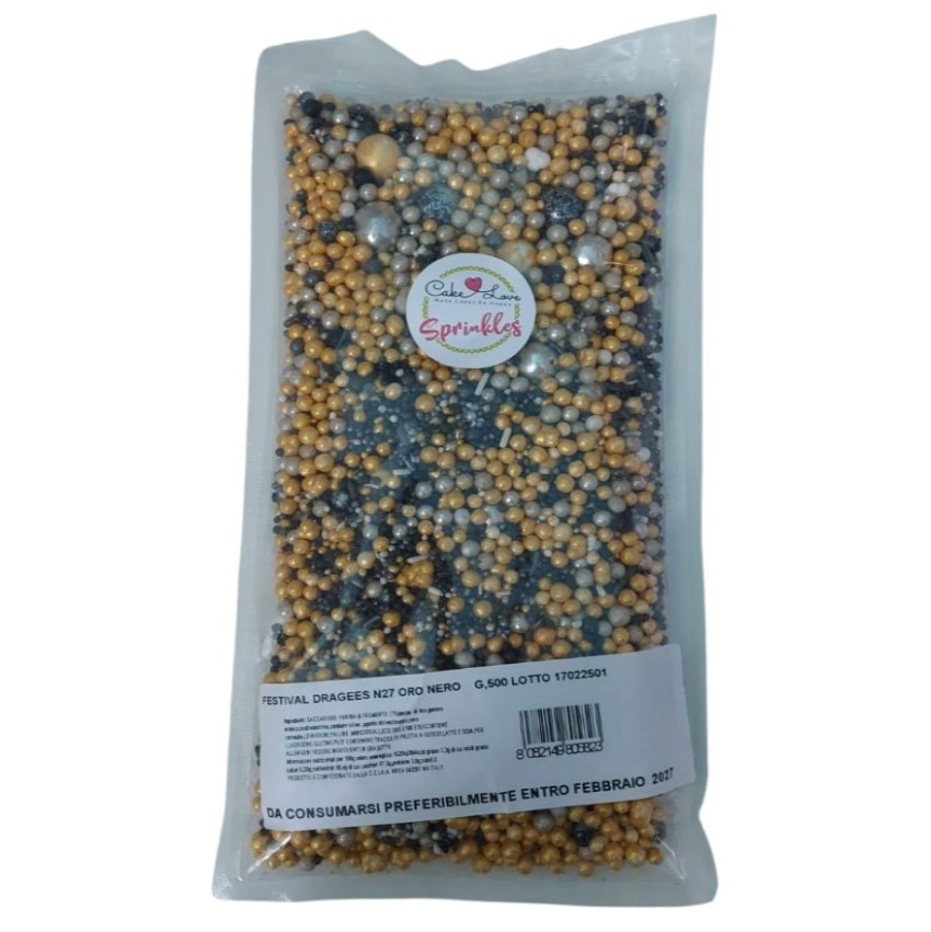 Galaxy Mix - Mix Oro Nero E Silver 500Gr