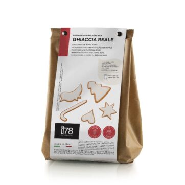 Preparato per Ghiaccia Reale della Silikomart in polvere Confezione da 200gr colore bianca gusto mou