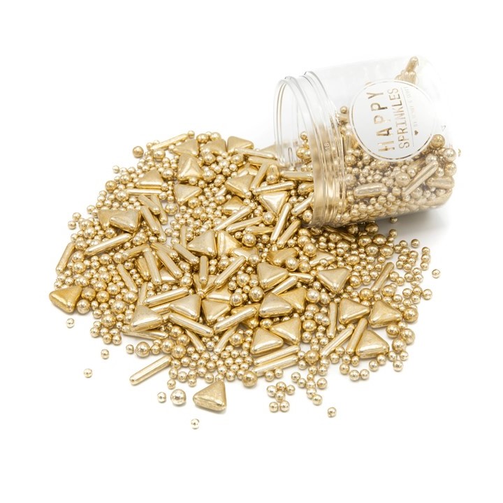 Confezione di Happy Sprinkles mix oro 190gr