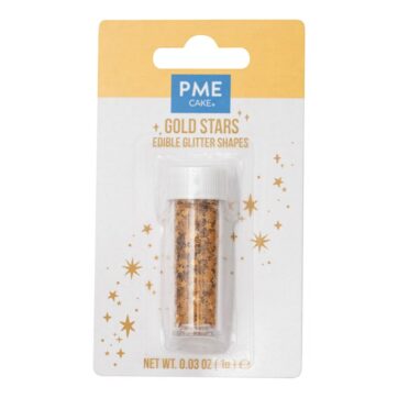 Glitter Alimentari Stelle Oro 1Gr
