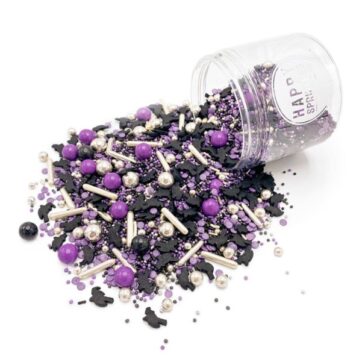 Confezione di Happy Sprinkles Halloween con pipistrelli e streghe da 90gr