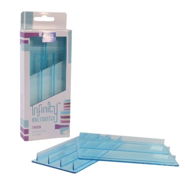 Set 2 pz di tagliapasta infinito motivo Strisce doppie