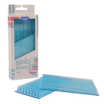 Set 2 pz di tagliapasta infinito motivo Strisce sottili