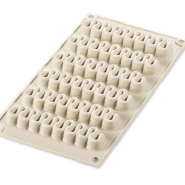 Set 2 stampi silicone Kit Pop Eclair Dimensioni 6 cavità da130X38 H 40 MM