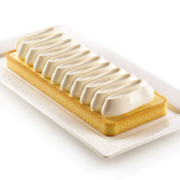 Kit Tarte Nouvelle Vague-Set Stampo In Silicone 240x80+Anello 265x105 h 20