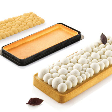 Kit Tarte Ring Bubble 265X105 MM-Set Stampo In Silicone 250X85 MM+Anello