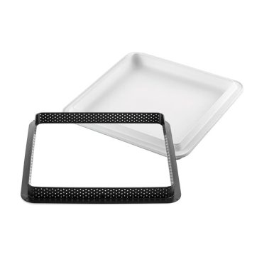 Kit Tarte Ring Square 200x200MM-Set Stampo In Silicone+Anello
