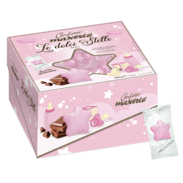 Le Dolci Stelle Vassoio Rosa Maxtris - 500gr
