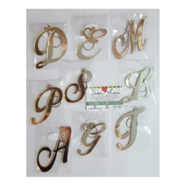 Portachiavi lettere in plexiglass