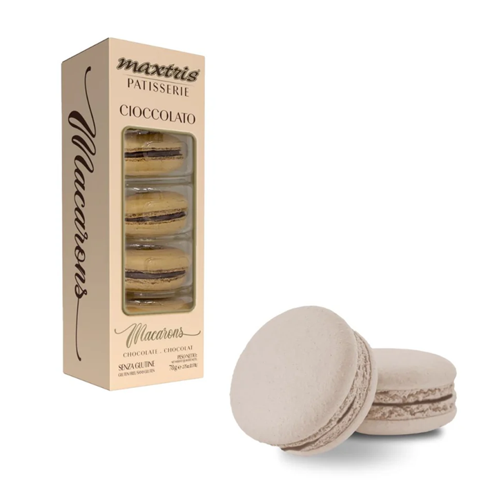Macarons Cioccolato Tortora Maxtris - Confezione 5Pz