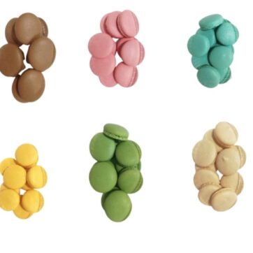 Macarons Colorati Macarons colorati in confezioni apri e chiudi