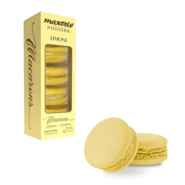 Macarons Limone Giallo Maxtris - Confezione 5Pz