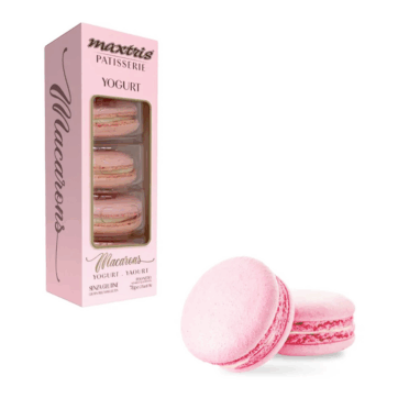 Macarons Yogurt Rosa Maxtris - Confezione 5Pz